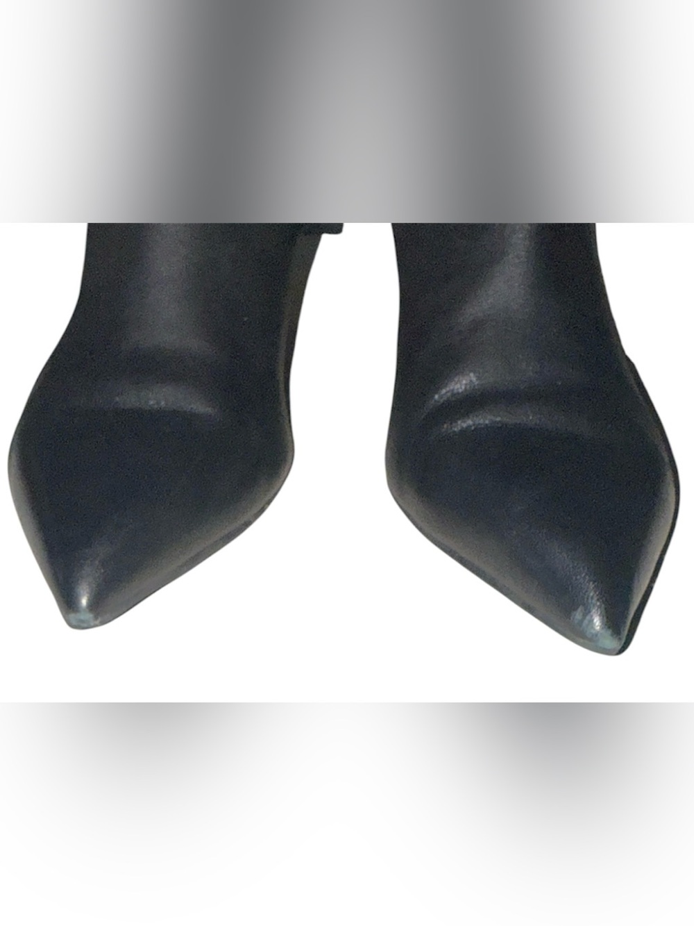 Marc Fisher Classic Black Knee-High Pointed Toe Leather Boots💕 - Picture 3 of 13